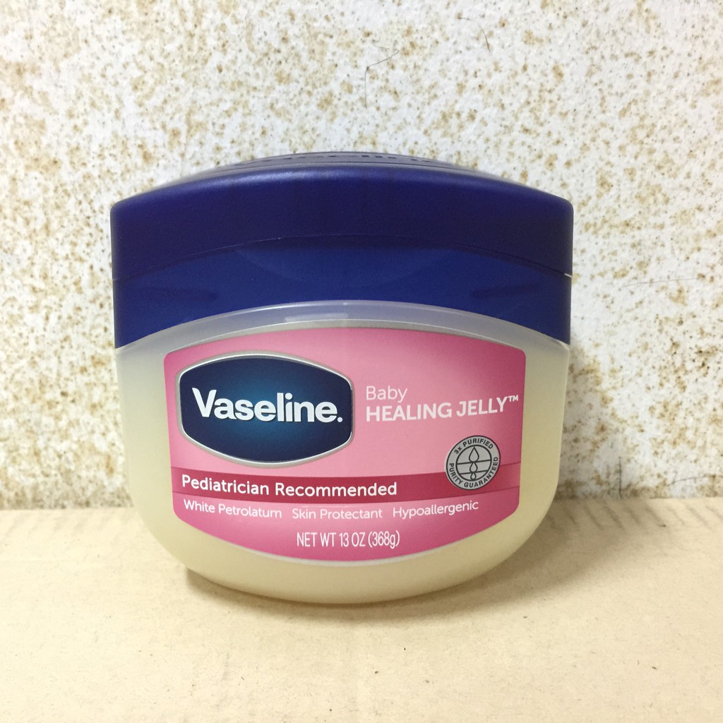 Vaseline Baby Healing Jelly Hypoallergenic White Petrolatum Dry Skin