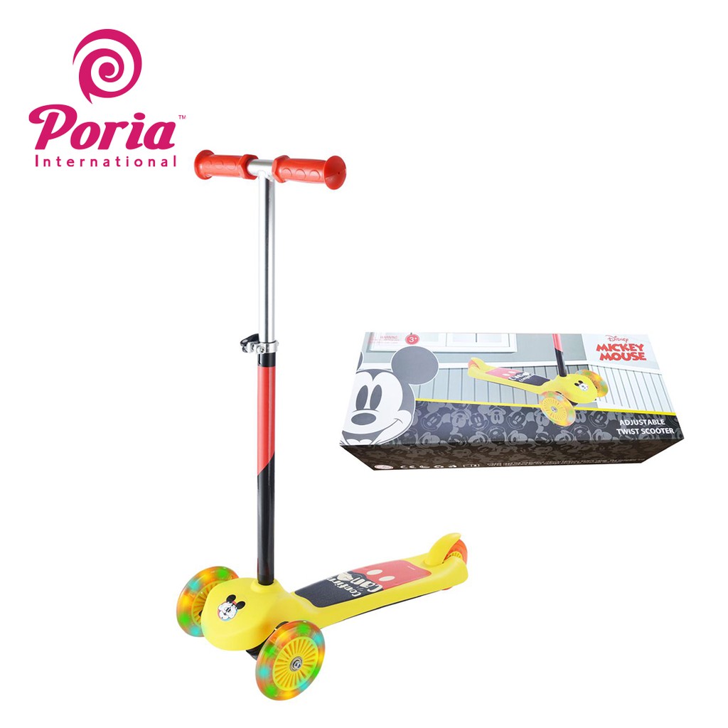 Disney Mickey Mouse Scooter with LED Light | Shopee Singapore