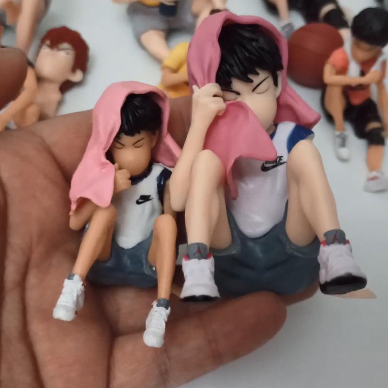 5pcs/kit SLAM DUNK Sakuragi Hanamichi Kaede Rukawa Anime Figures Akagi Takenori Miyagi Ryota Hisashi Mitsui Dolls