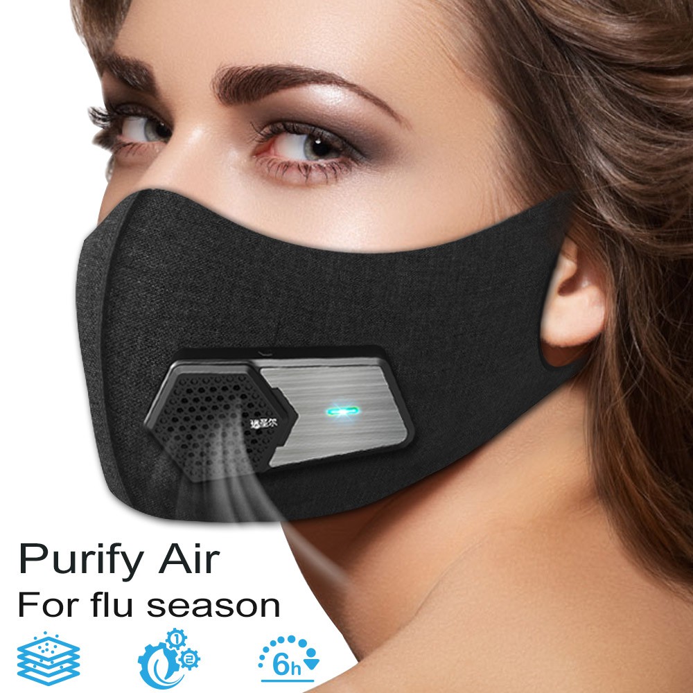 Fan Mask Wearable Air Purifier Shopee Singapore