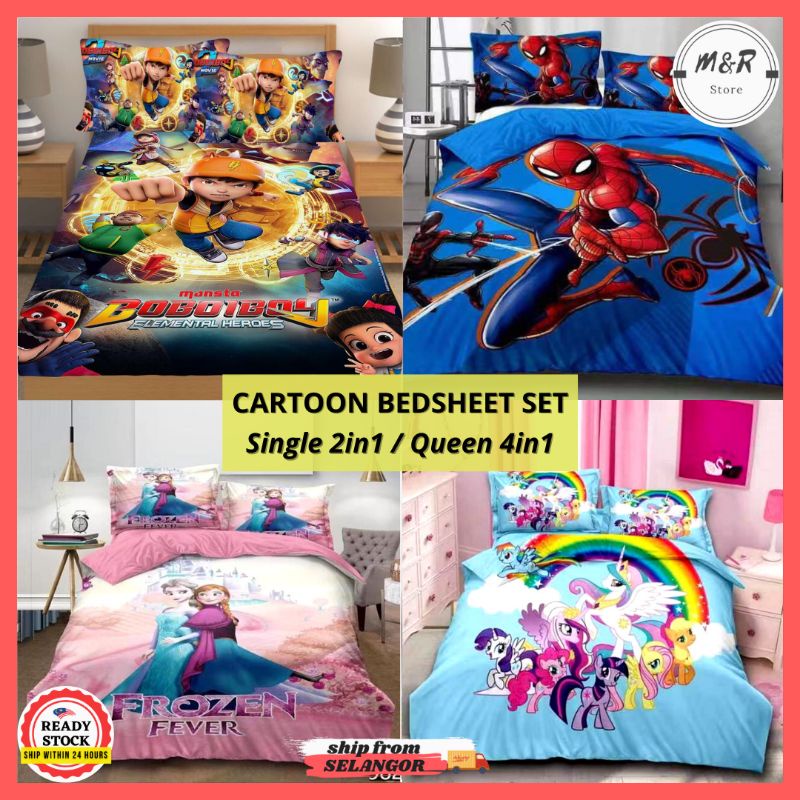 cartoon bedsheet - Prices and Deals - Mar 2023 | Shopee Singapore