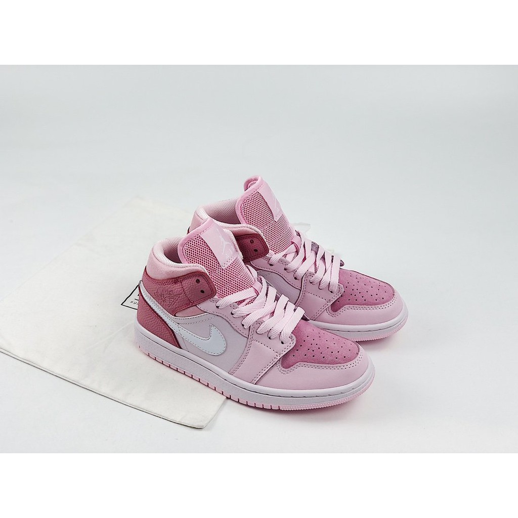 women's air jordan 1 mid casual shoes