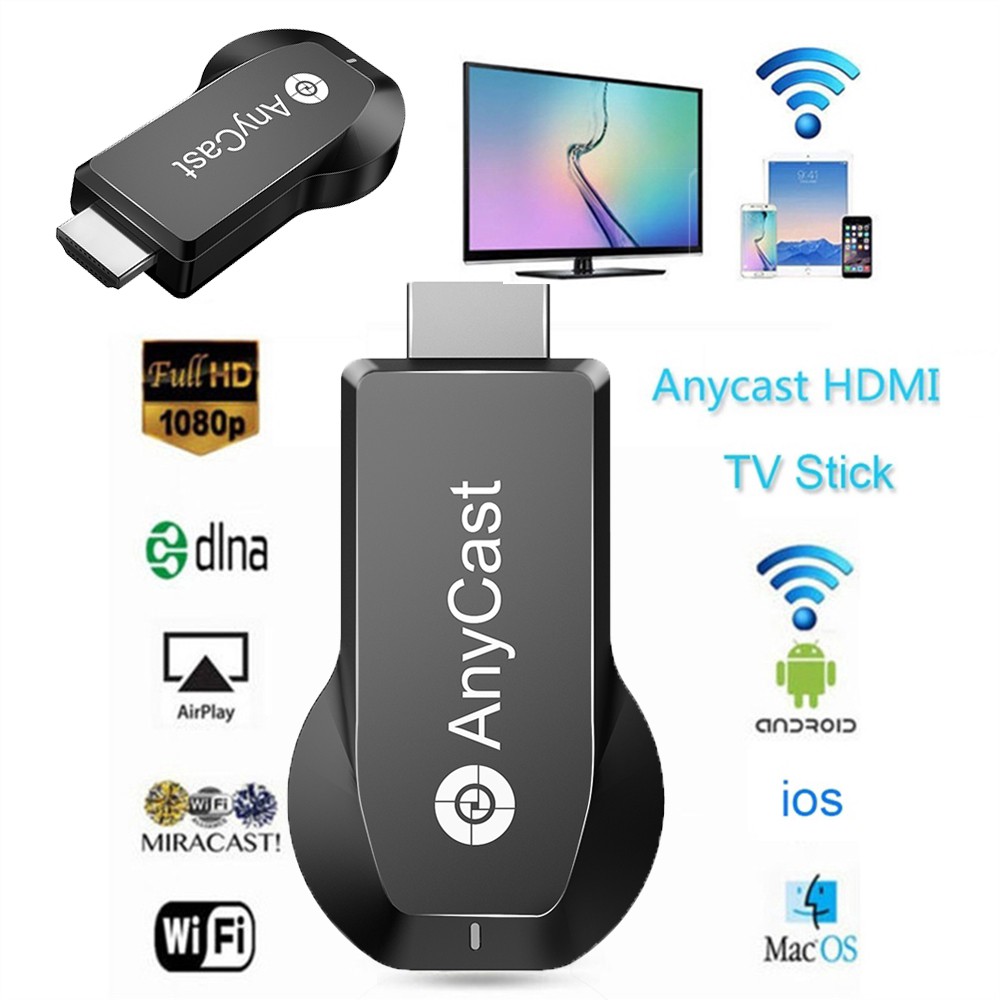 Wireless Wifi display receiver M9 Plus supports chromecast screen image