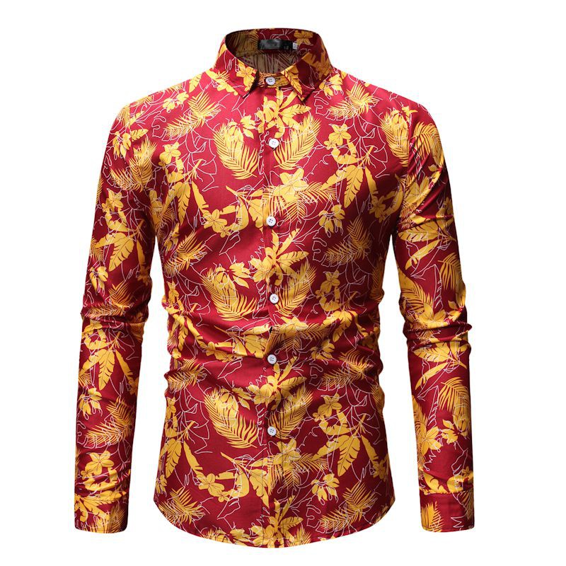 hawaiian long sleeve dress shirts