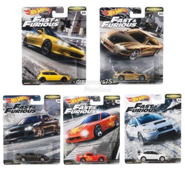 HOT WHEELS FAST \u0026 FURIOUS FAST TUNERS 