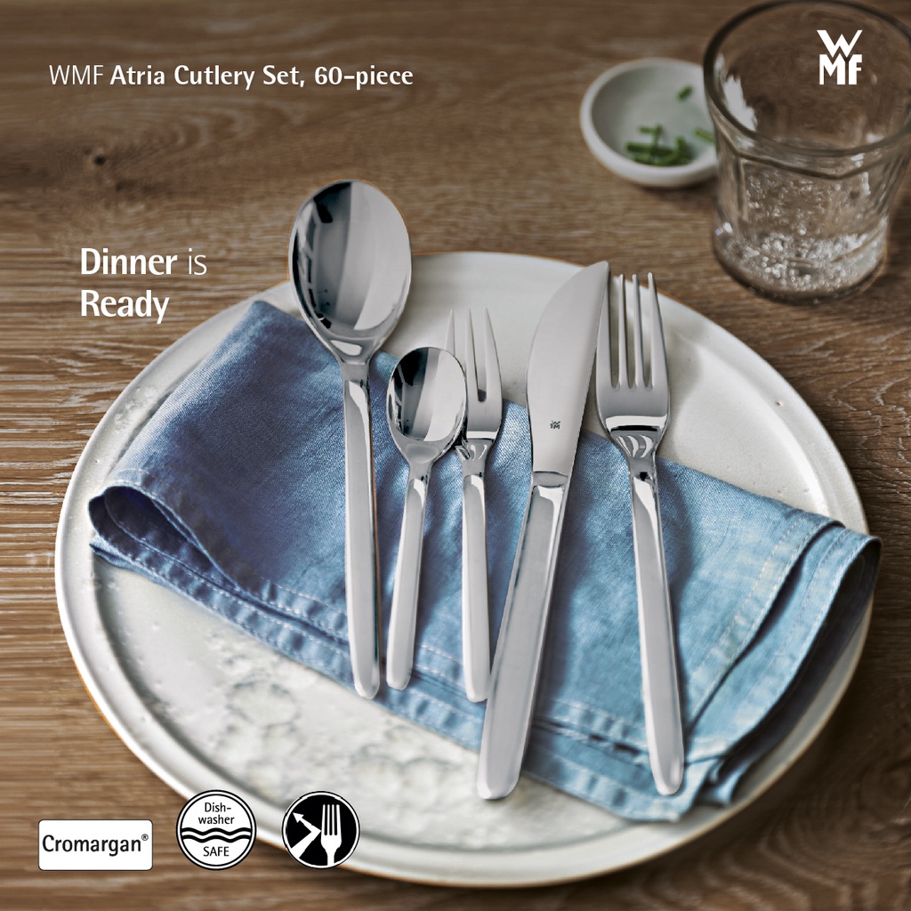 WMF Atria Cutlery set, 60-piece | Shopee Singapore