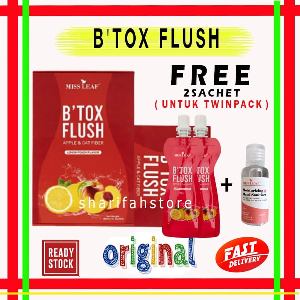Shop Malaysia Btox Flush By Bellapark Free Gift Sachet B Tox Flush Bella Park Original Hq Drink Shopee Singapore