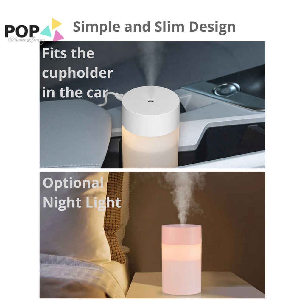 260ml Car Humidifier Aromatherapy Ultrasonic Air Diffuser Christmas Gift Xmas Present Nano Mist Office Home Portable