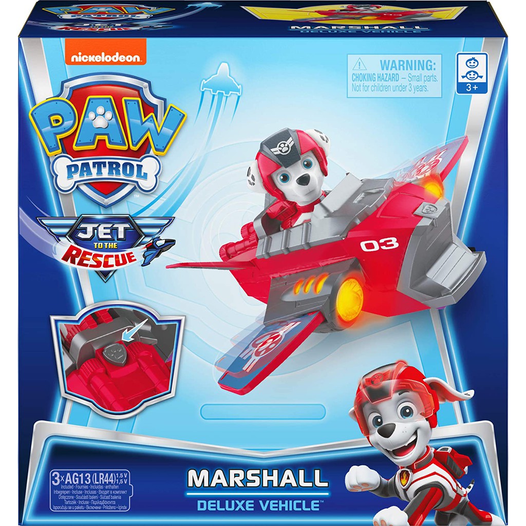 PAW Patrol, Jet to the Rescue Chase / Skye / Marshall / Everest Deluxe