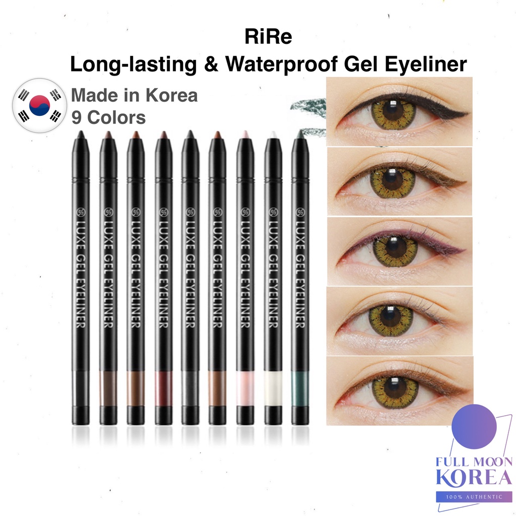 [RiRe] Luxe Gel Eyeliner / Waterproof eyeliner / Smudge proof pencil