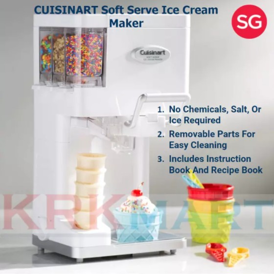 Cuisinart Soft Serve Ice Cream Maker | Shopee Singapore