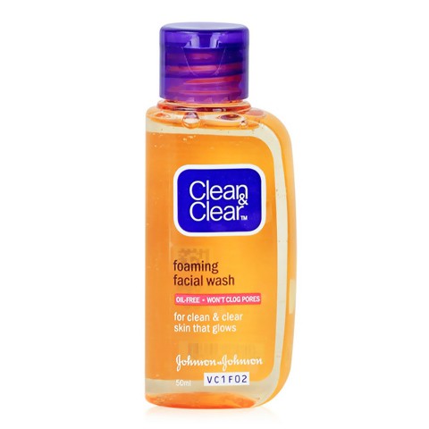clean and clear facial foam