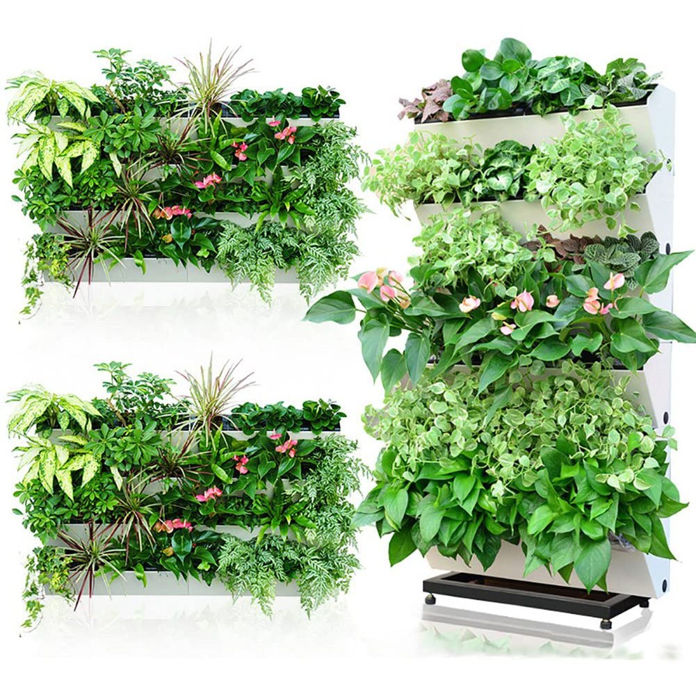 Self Watering Vertical Garden Planter Wall Mounted Flower Pots