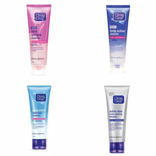 clean and clear deep action face wash