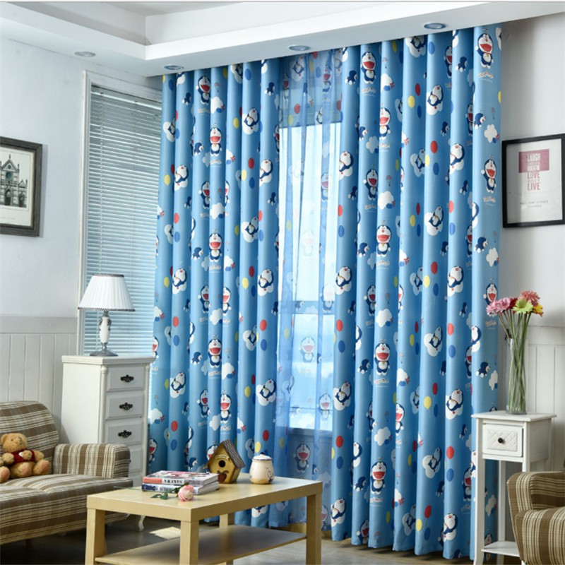 Doraemon Curtain Blackout Window Curtain Modern Boy S Bedroom Curtain