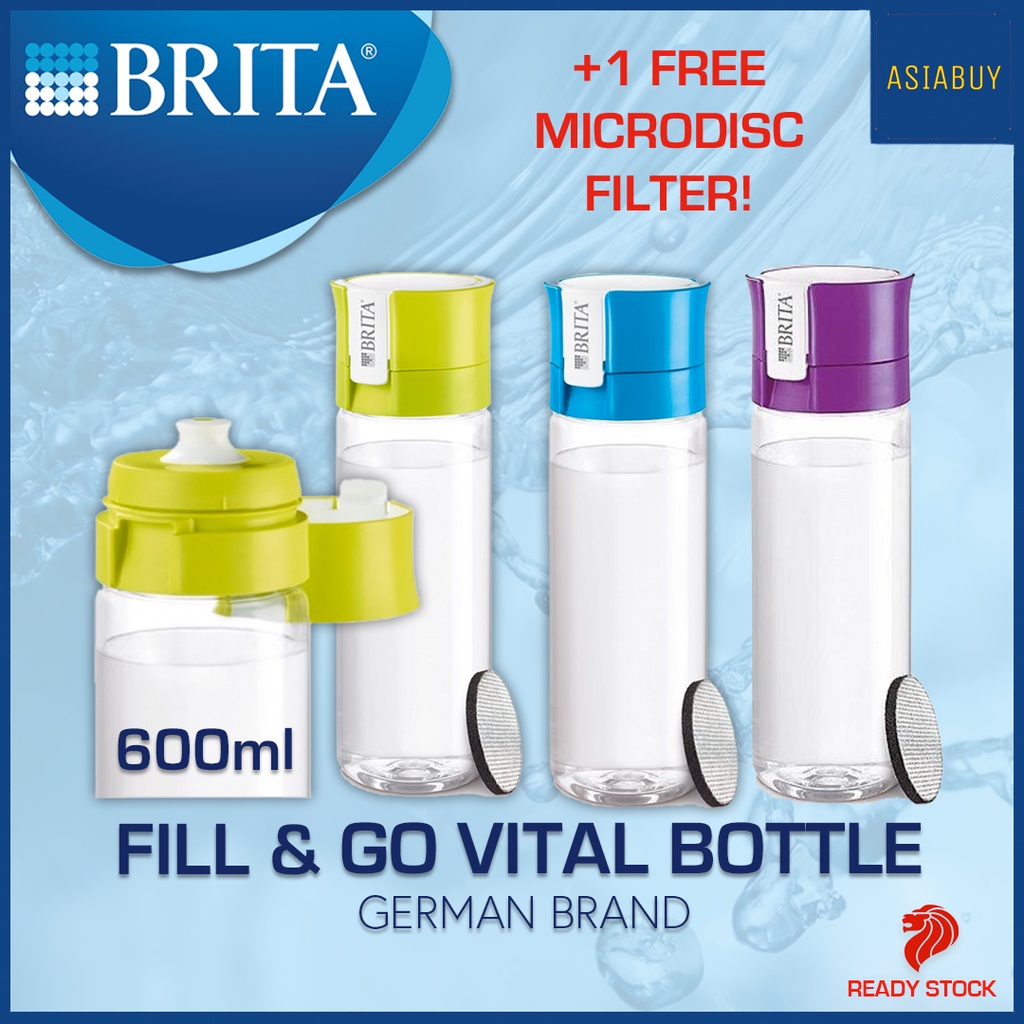 BRITA 600ml Vital Filter Water Bottle (Fill & Go) Shopee Singapore
