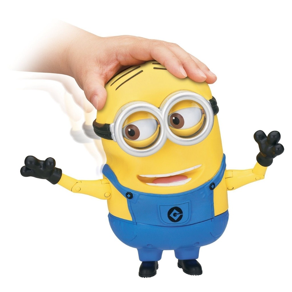 Despicable Me Minion Dave Interactive Figure Thinkway Toys Talking Close Eyes