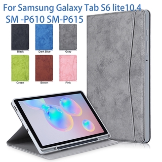 Samsung Galaxy Tab S6 Lite 10.4 SM-P610/SM-P615  Built in pen slot TPU Front support voltage protection shell of vehicle line Case
