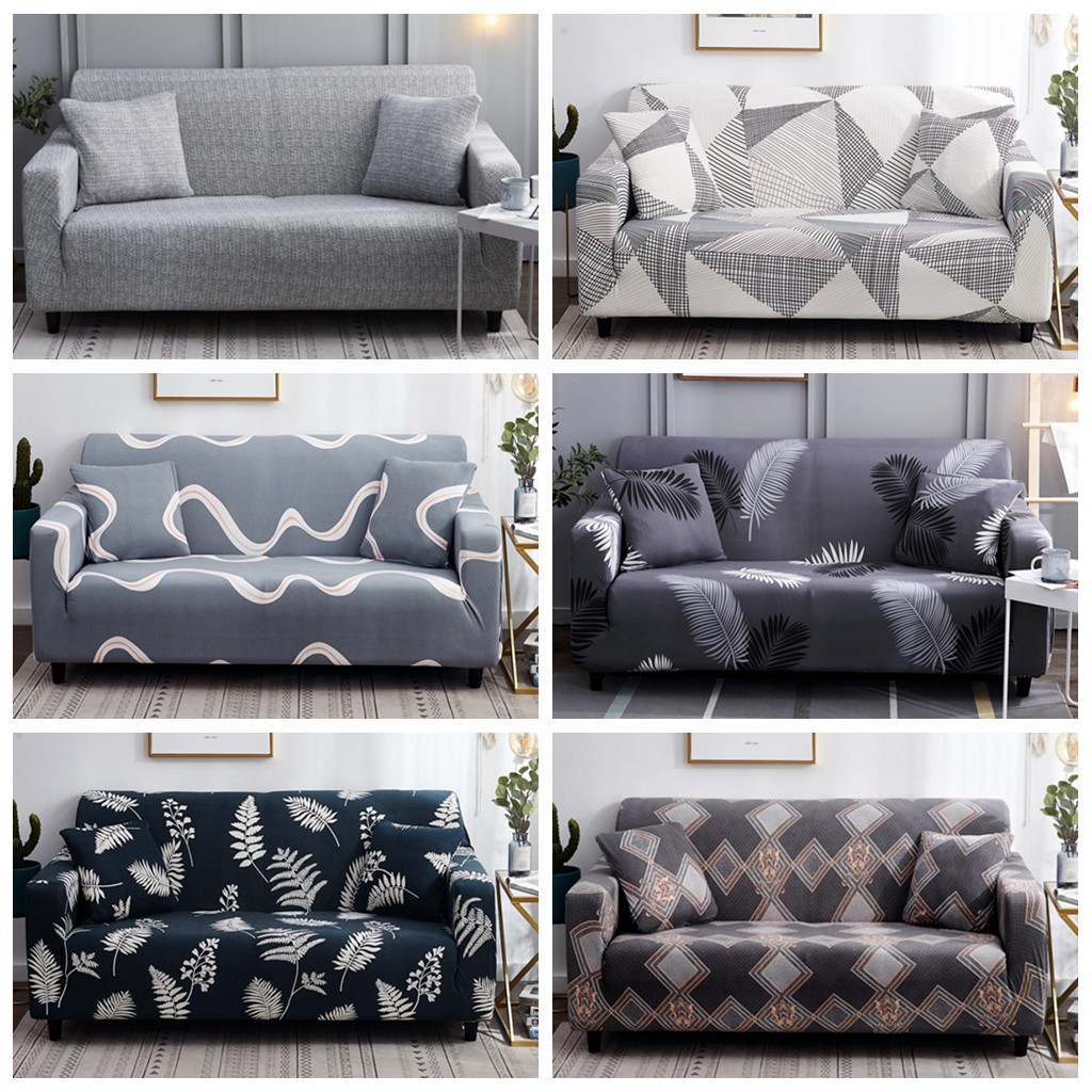 1 2 3 4 Seater Sofa Cover L Shape Universal Couch Cover Sofa Slipcover Cny Gift Shopee Singapore