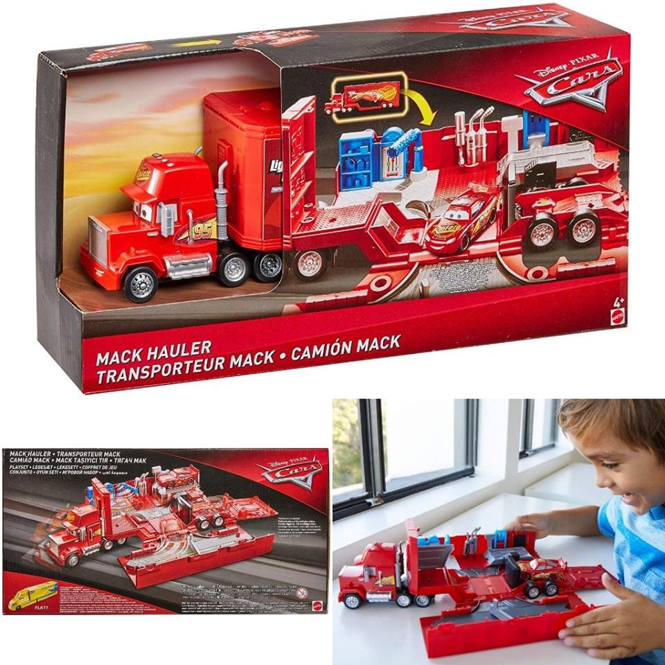 pixar mack truck transporter