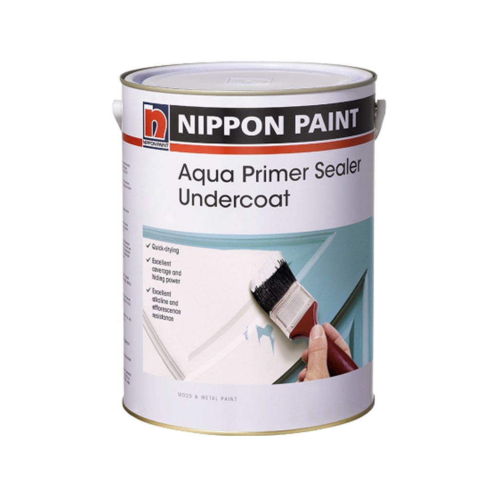 Nippon Paint Waterbased Aqua Primer Sealer Undercoat For Wood / Metal