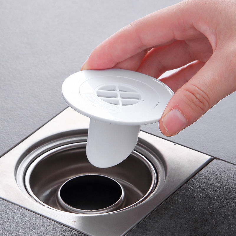 Bathroom Floor Drain Odor Preventer Deodorant Cover AntiInsect Anti