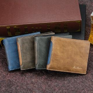Wallet PU Leather Men Wallets Short Male Purse Card Holder Wallet Men Fashion