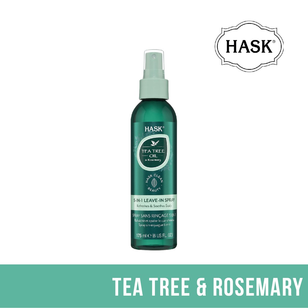 Hask Tea Tree & Rosemary Scalp Care Leavein Conditioner 175ml Shopee