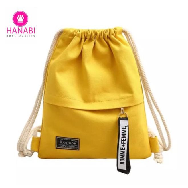 ladies drawstring backpack