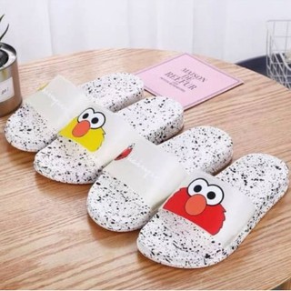 WHITE BLACK Almo Antislip House Slippers ELKIE Shoes  Men s 