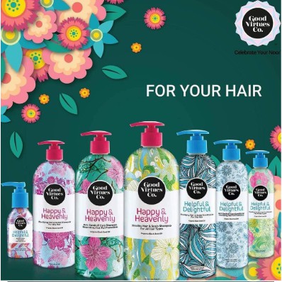 Shop Malaysia Good Virtues Co Gvc Hair Shampoo 300ml Clarifying Anti Ddruff Nourishing Hair Fall Healthy Hair Scalp Shopee Singapore