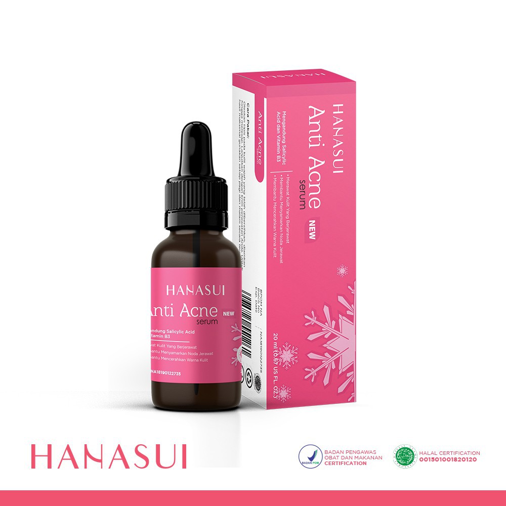 Mosh Hanasui Anti Acne Serum Bpom Shopee Singapore