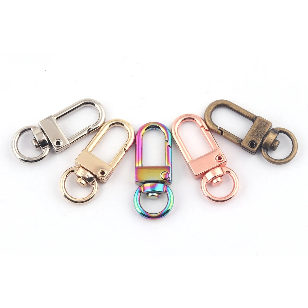 Swivel hook push gate snap hooks purse clasp bag hardware Shopee Singapore
