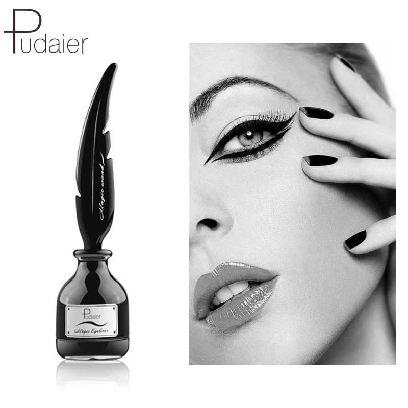 Pudaier Unique Design Eyeliner Feather Soft Black Eyeliner Shopee Singapore