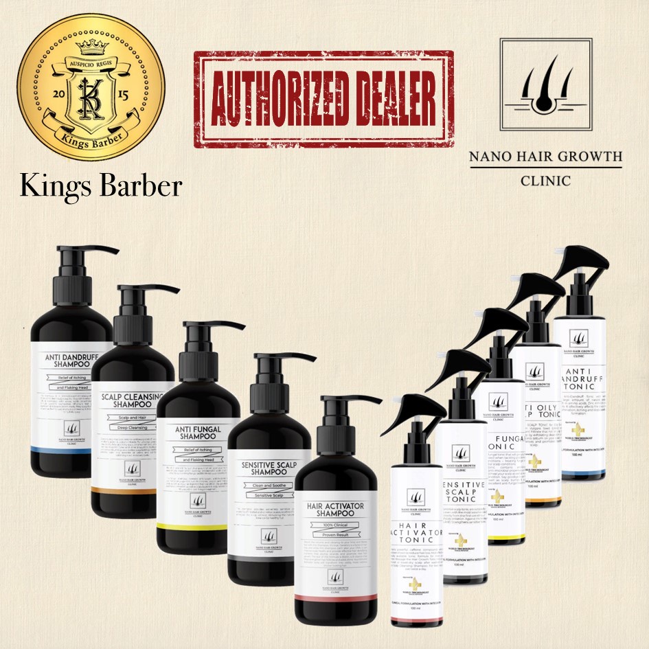 NANO HAIR GROWTH CLINIC Shampoo/Tonic Hair Activator/Anti Dandruff/Anti
