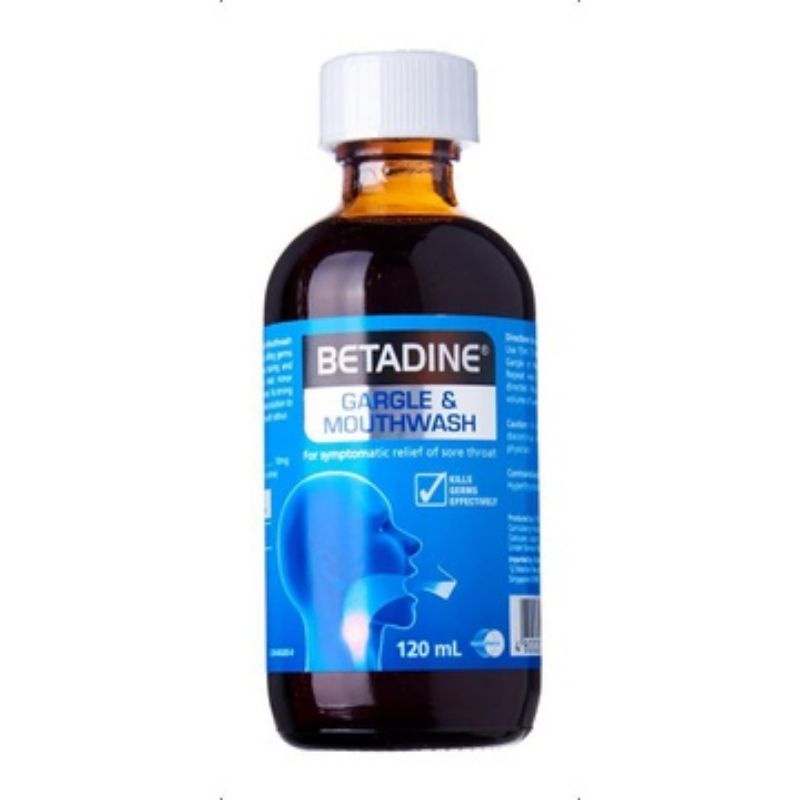 BETADINE Gargle & Mouthwash 120ml Shopee Singapore