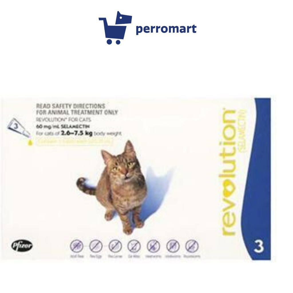 Revolution For Cats 2 6kg To 7 5kg Shopee Singapore