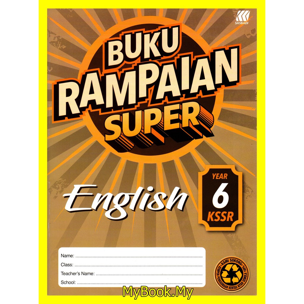 Myb Practice Book Super Year Rampaian Book 6 Kssr English Sasbadi Shopee Singapore