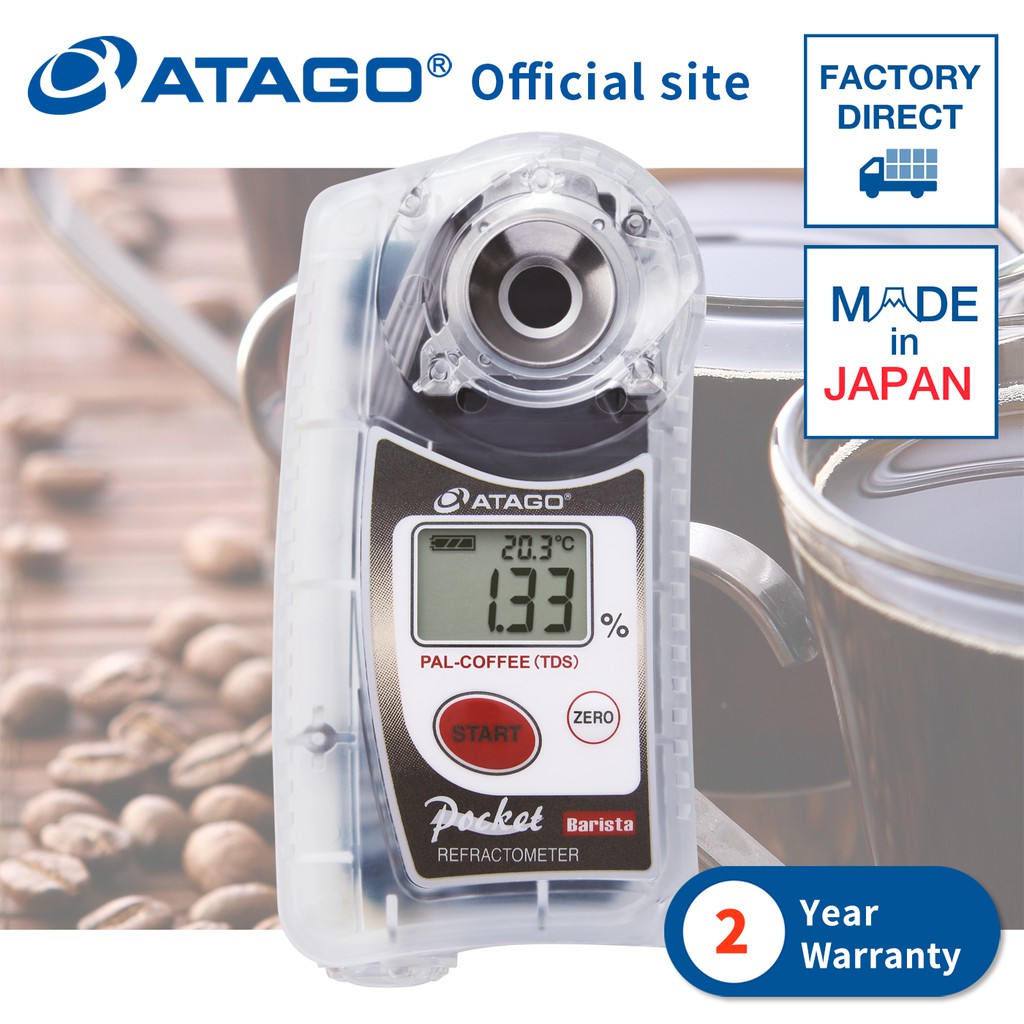 【FREE SHIPPING】ATAGO PAL-COFFEE (TDS) Digital Pocket Refractometer For ...