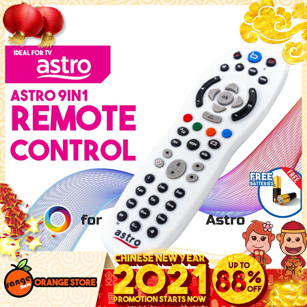 Astro 9 In 1 Remote Control For Astro Beyond Astro Beyond Pvr Astro Njoi Unifi Hypp Tv Shopee Singapore