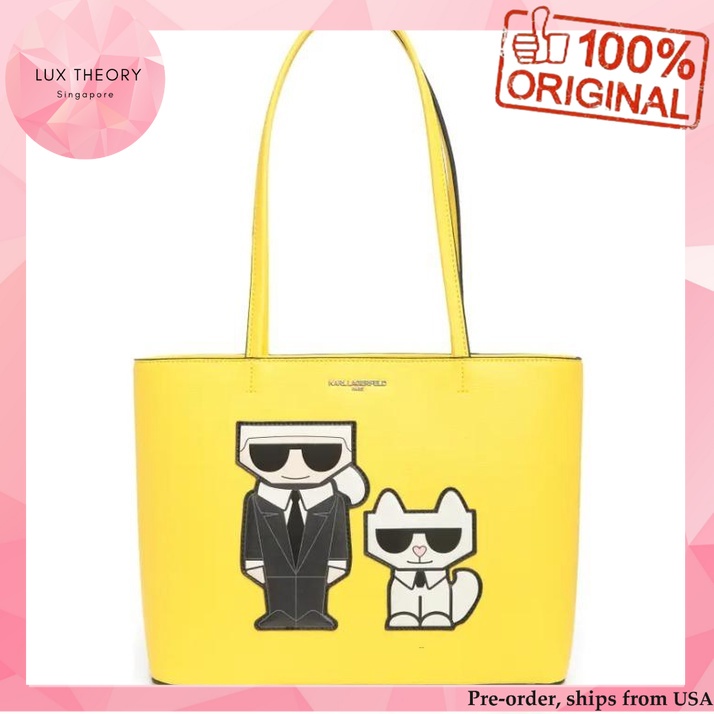 Preorder Karl Lagerfeld Paris Maybelle Tote Bag In Yellow Shopee