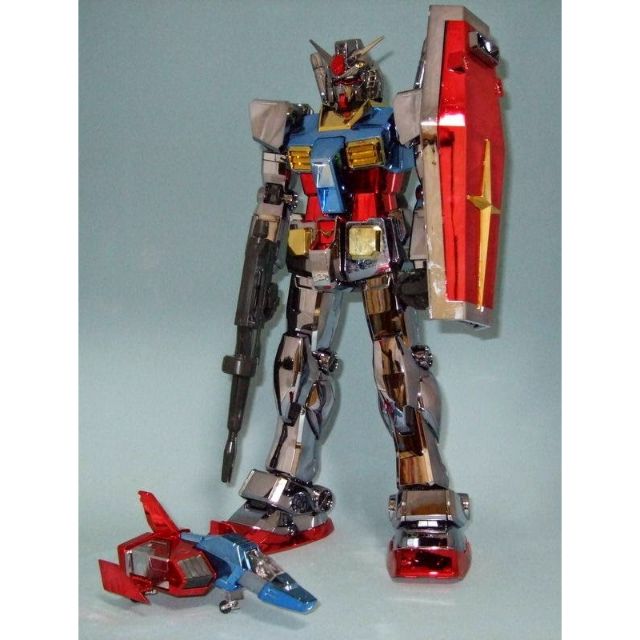 Pg 1 60 Mobile Suit Gundam Rx 78 2 Gundam Chrome Plated Version Shopee Singapore