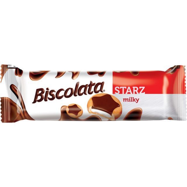 Biscolata Starz Milky Biscuit (Milk chocolate coated biscuit with milk