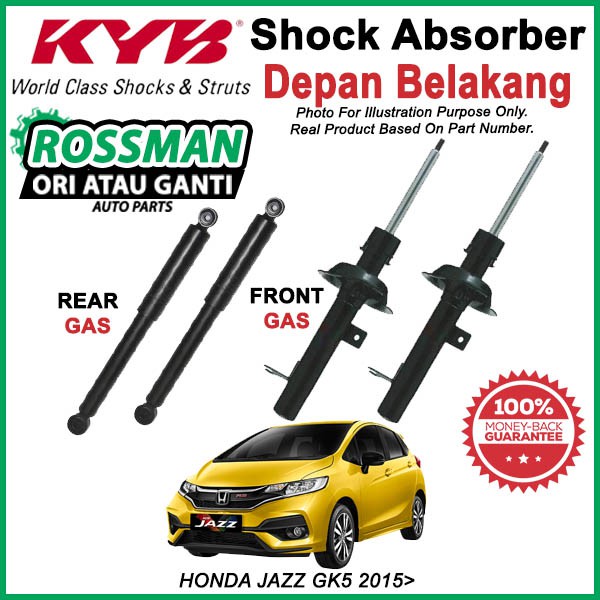 Shop Malaysia Honda Jazz Gk5 2015 Kyb Kayaba Original Shock Absorber Set Shopee Singapore