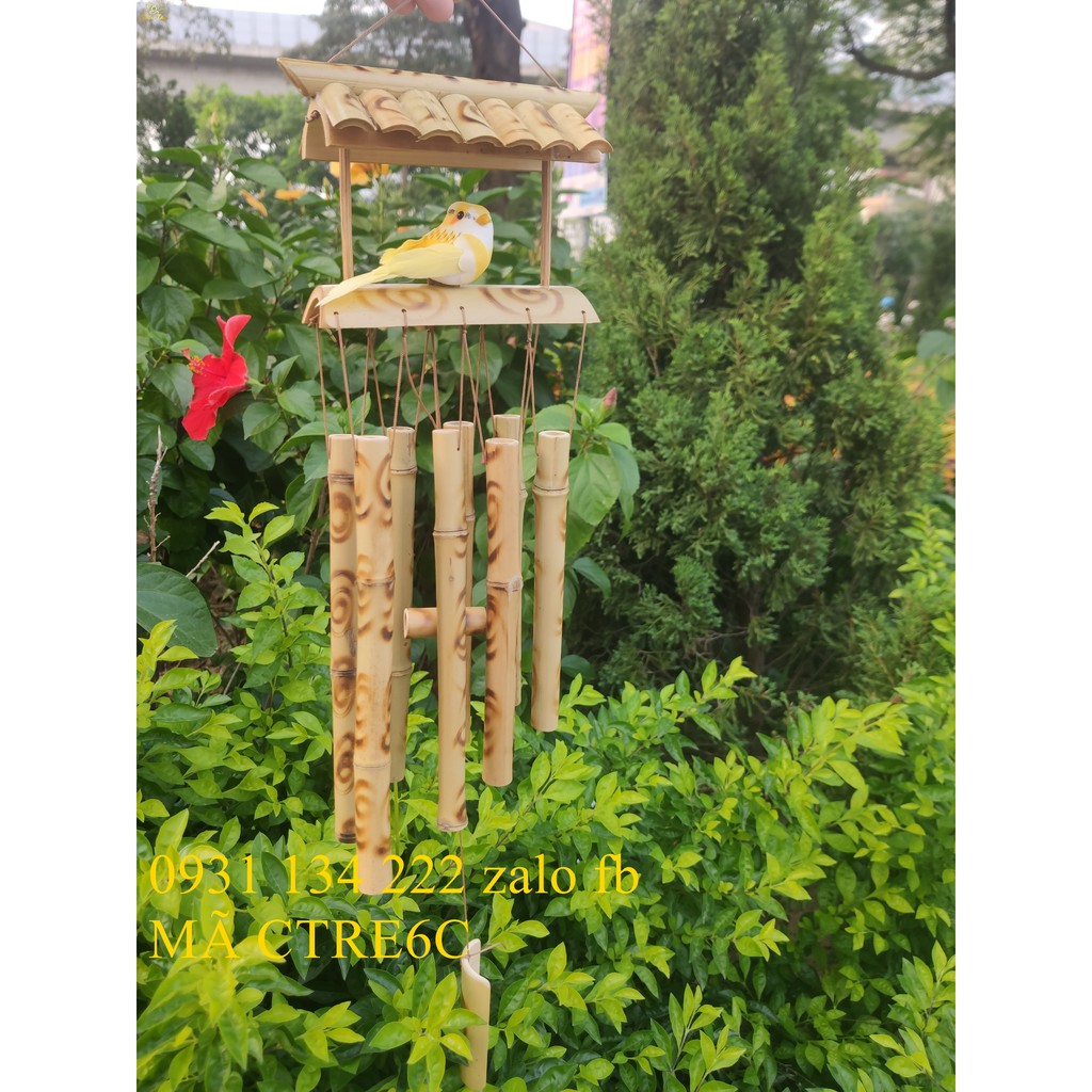 Gifts Bamboo Wind Chimes10 Sound Tubes 60 Cm Chime Wood Gift Garden