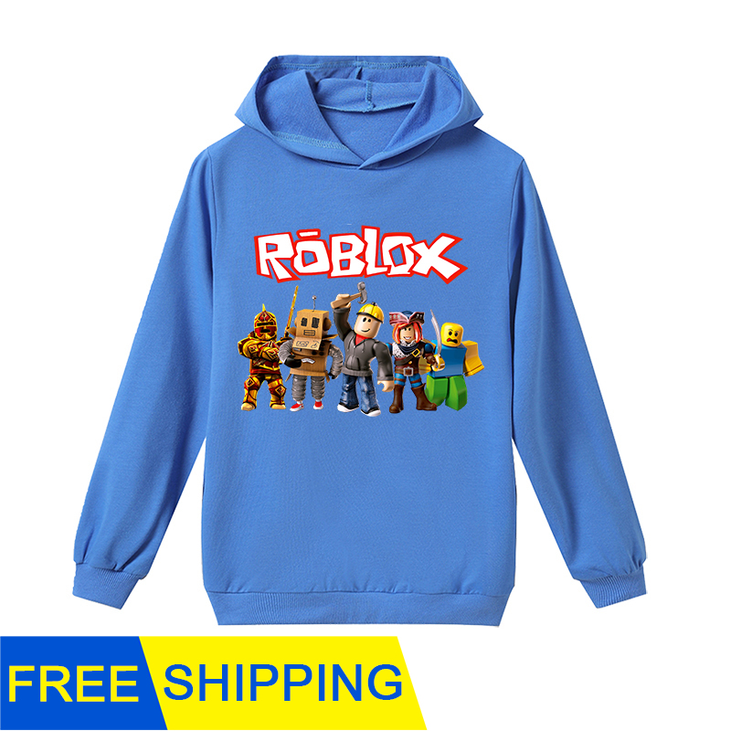 Roblox New Kids Hoodies Baby Long Sleeve Hoodies For Boys And Girls Casual Children Clothing Tops Shopee Singapore - details about 2019 gifts roblox boy fashion casual long sleeved hoodie pant suit 2pcs