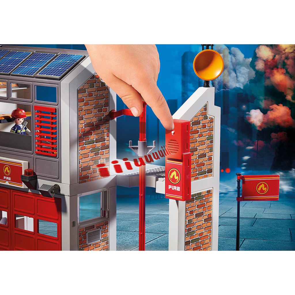 playmobil fire station