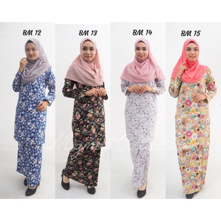  Kurung  Moden  Cotton  BM English Cotton  Baju  Kurung  