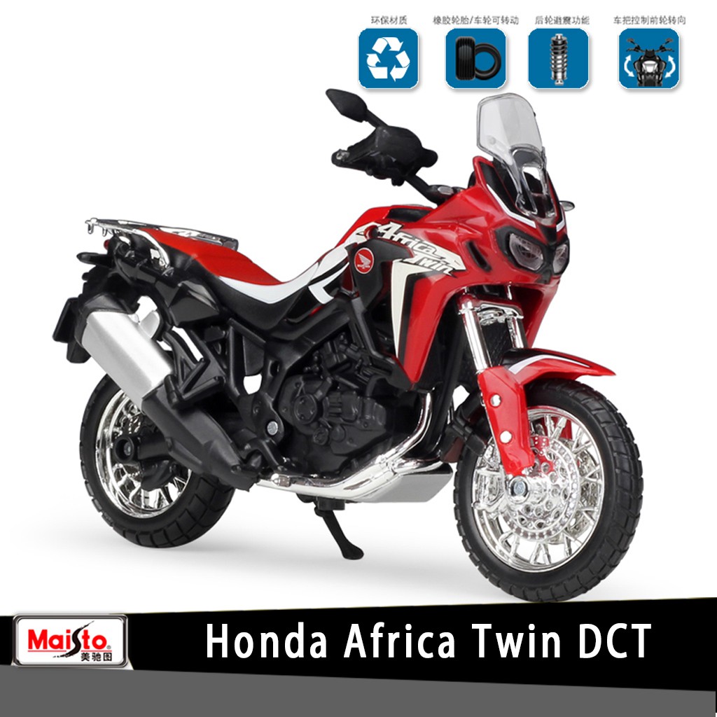 Meritor Figure Masto Honda Africa Twin Dct Licensed Alloy Motorcycle Model Shopee Singapore