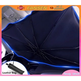 Ready Stock Foldable Car Windshield Sun Shade Umbrella Car UV Cover Sunshade Heat Insulation Front Window Interior Protection